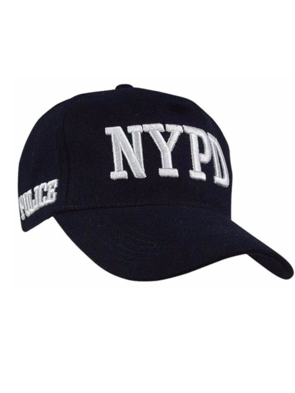 Navy NYPD with White Lettering Hat baseball cap unisex NWT - Picture 5 of 5